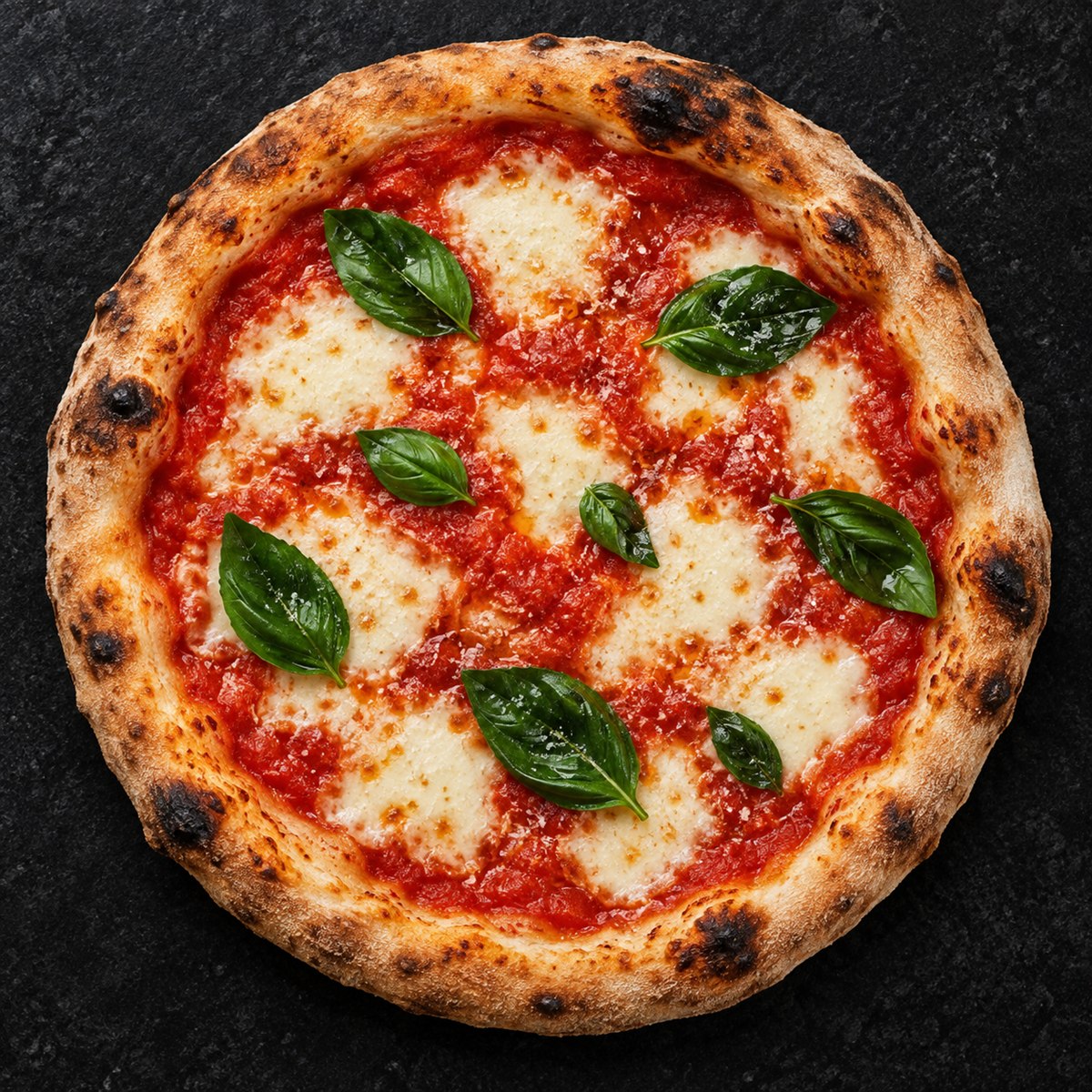 Classic Margherita pizza
